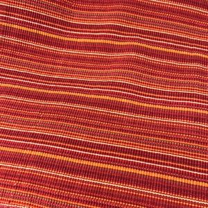 Set of 8 Placemats red multi colored stripes